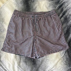 Pink and Blue swim trunks. Never worn